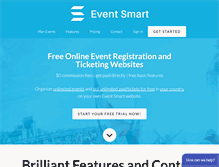 Tablet Screenshot of eventsmart.com