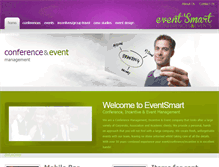 Tablet Screenshot of eventsmart.co.nz